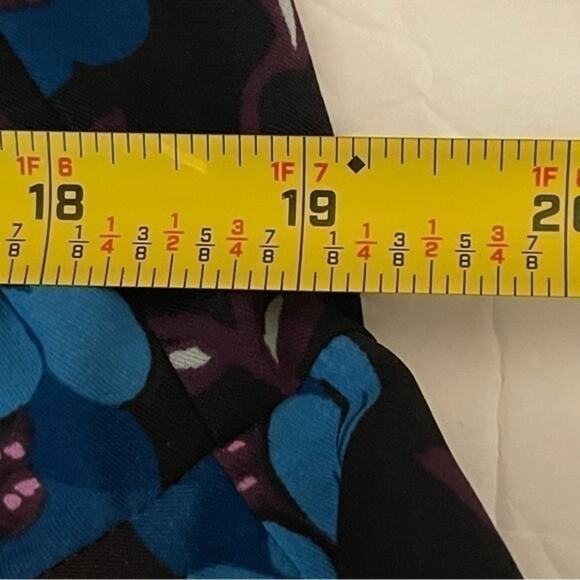 LOFT Bold Floral Print Career Office Work Shift Dress Women's NWOT Size XS - Picture 12 of 12